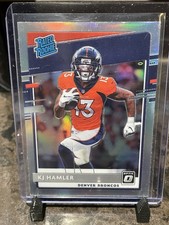 2020 Donruss Optic Rated Rookie Silver Holo Prizm KJ Hamler Denver Broncos 170