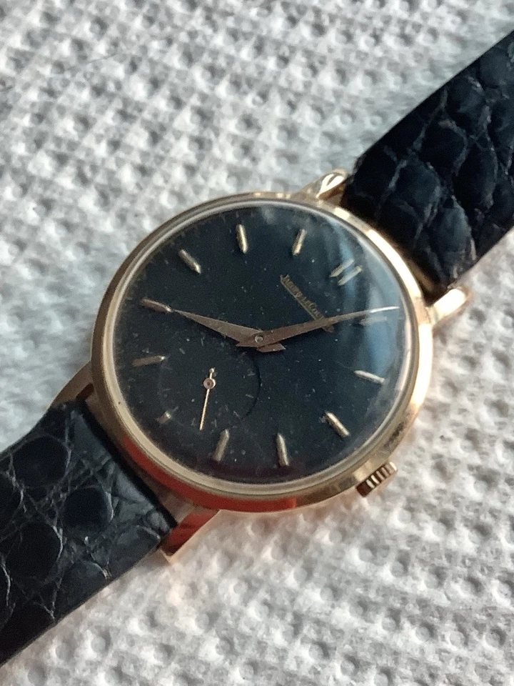 Vintage LeCoultre oro rosa de 18 quilates Foto 2 de 4