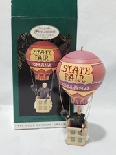 1996 Hallmark The Wizard Of Oz - Hot Air Balloon, Club Edition Ornament