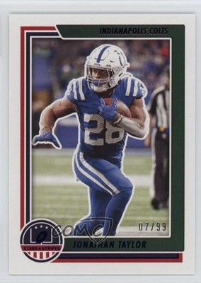 2021 Panini Chronicles Stars & Stripes Blue 7/99 Jonathan Taylor #STS-JTA 1u5y