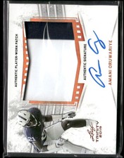 2019 Leaf Trinity - Patch Autographs Bronze Spectrum #A-AO1 Amani Oruwariye