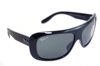RayBan BLAIR POLARIZED RB2196 901/58 61mm Herren Damen Large Sonnenbrille SCHWARZ GRÜN