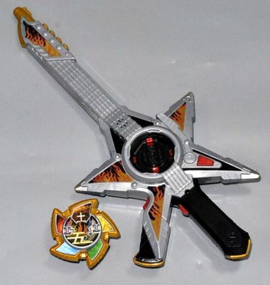 Ninninger Guitar Ningeki Star Sword Gun + Shuriken Power Rangers