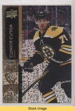 2021-22 Upper Deck Series 2 Speckled Rainbow Foil Connor Clifton #264 READ 0l6f