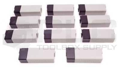 LOT OF 11 ALLEN BRADLEY PC+ABS BLANK CARD SLOT FILLERS
