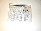 1982 Hasbro GI Joe Vamp Mark 11 Attack Vehicle Original Blueprints/Instructions