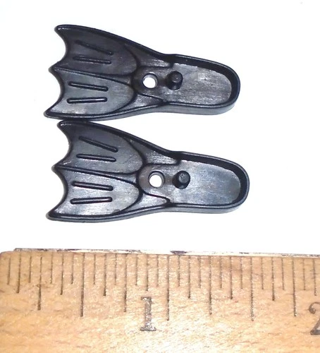 GI Joe Figure Accessory 2008 Cobra EEL V4       Swim Fins  / Flipper Set