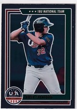 2022 USA BASEBALL SILVER FOIL RC RILEY STANFORD ROOKIE STARS STRIPES #3024