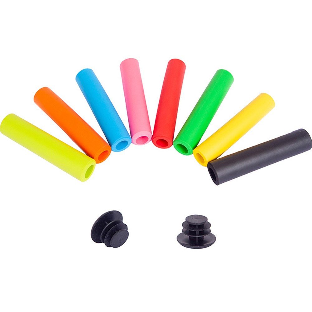 1X MTB Soft Foam Silicone Sponge Handle Bar Grips Handlebar Cover Bike/Bicycle