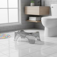 Toilet Foot Stool Easy to Clean Non-Slip-Slip Toilet Stool Load-Bearing