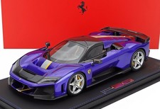 BBR-Models 1/18 Ferrari F80 2024 Silver Rims Blue White P18253D-Vet