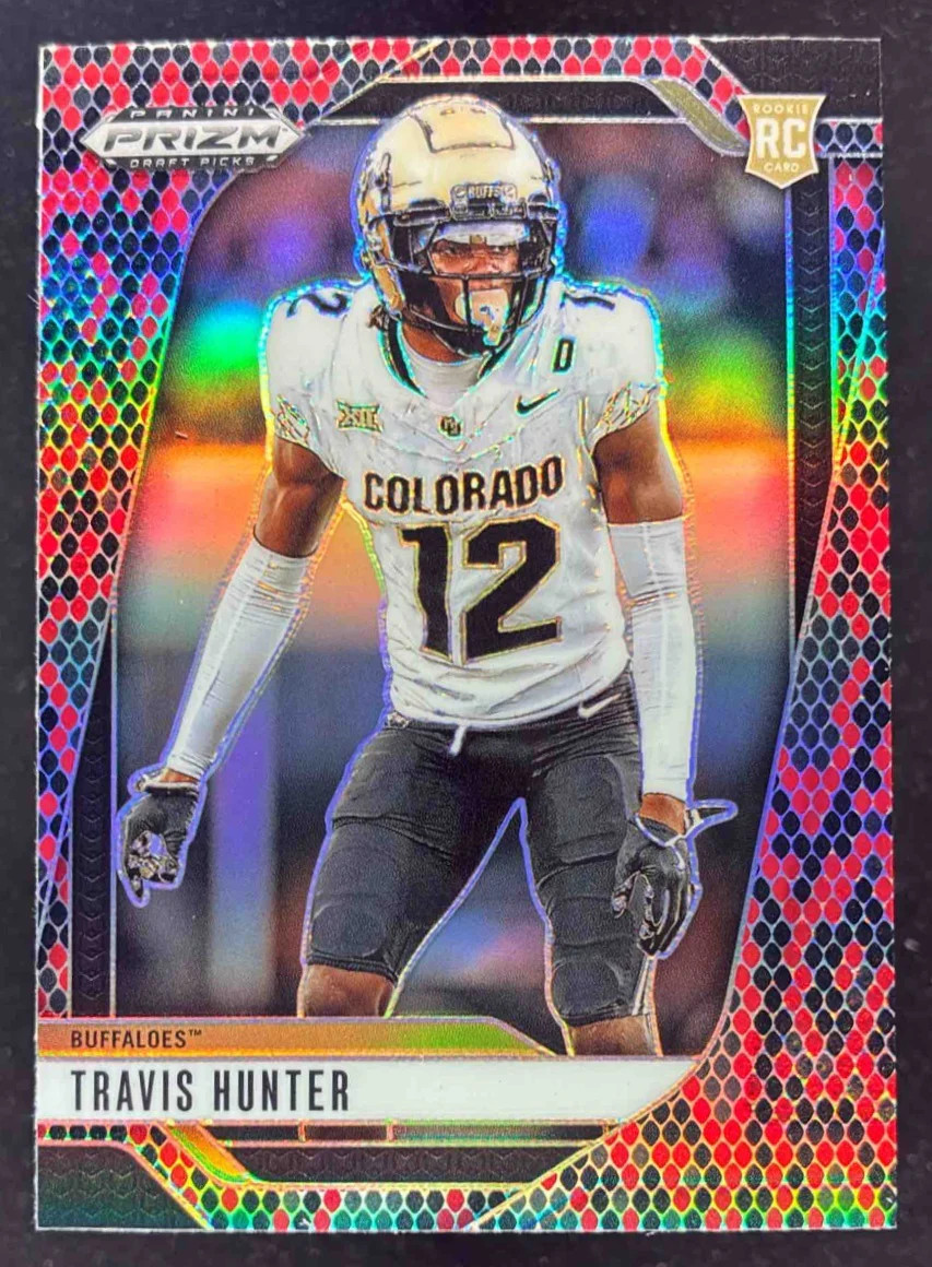 2025 Panini Prizm Draft Picks Snakeskin Prizm #20 Travis Hunter