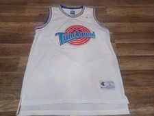 Vintage 90's 1996 Champion Space Jam Tune Squad Bugs Bunny 1 Jersey Large