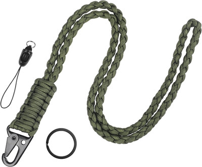 Uniclife Paracord Schlüsselband Mit Karabiner Lanyard & Schlüsselanhänger Band F