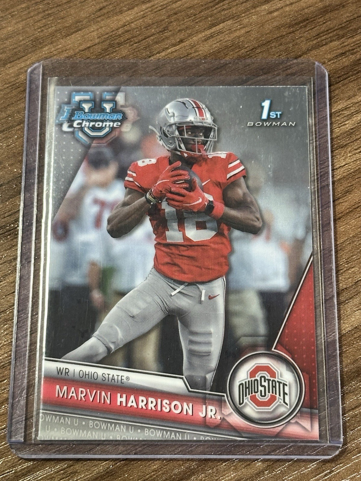 2023 Bowman University Chrome - Marvin Harrison Jr. #100 (RC) Cardinals Rookie