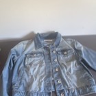 Truth + Theory Women’s Blue Denim Jacket Button Front Pockets L — photo 2