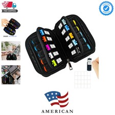 Flash Drive Case 20 Slots Storage Case USB Holder Storage Bag for Flash Drive...