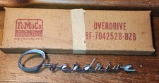 Nos Fomoco 1953-55 Ford Car Truck 1953-56 Rear Overdrive Emblem Bf-7042528-b