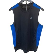 Pearl Izumi Sleeveless Cycling Tank - Black  Blue Accent