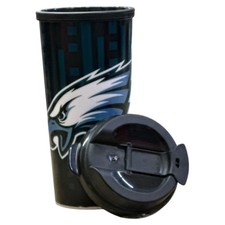 Philadelphia Eagles 16 oz Double-Wall Plastic Travel Tumbler