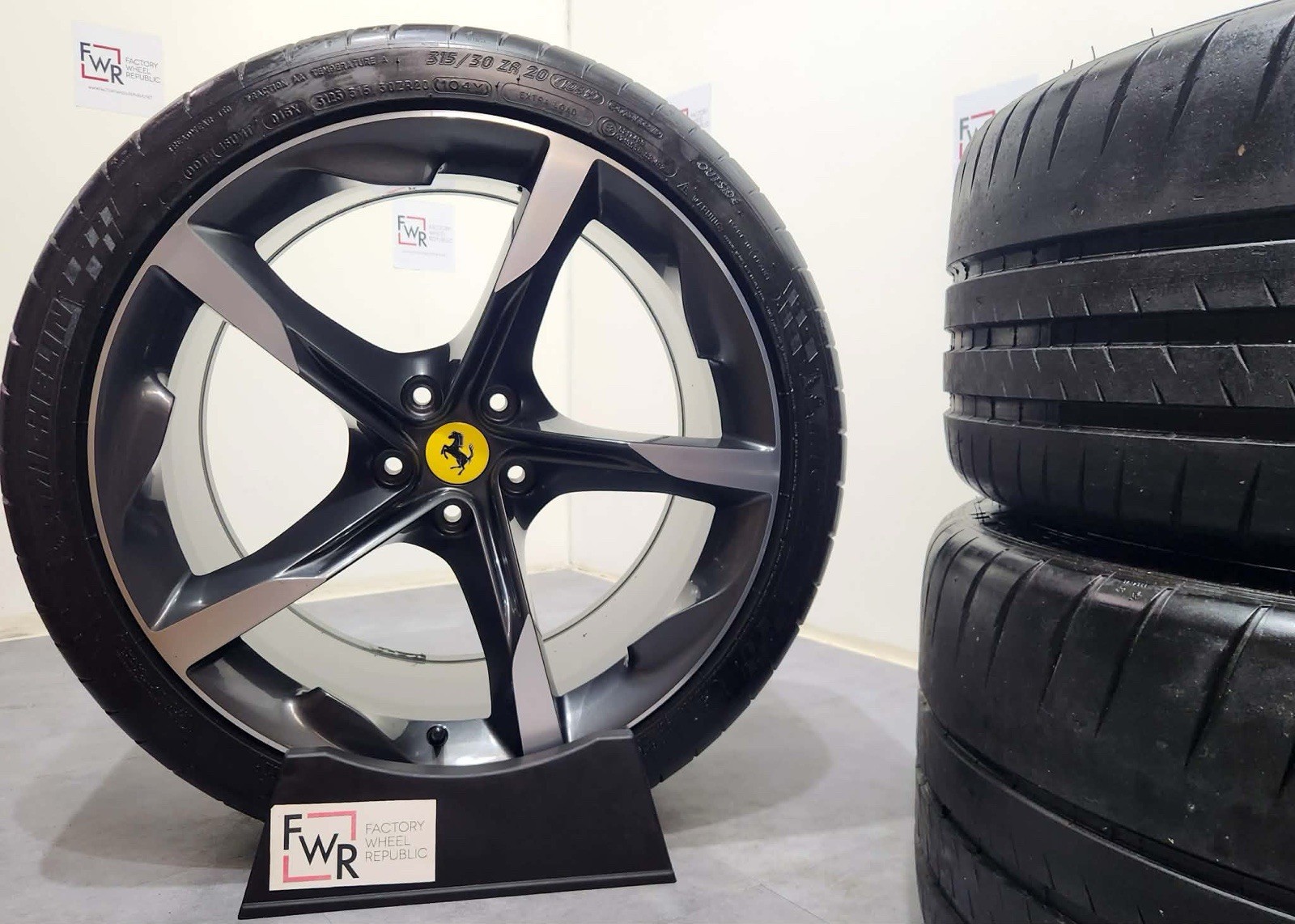 20" FERRARI SF90  Factory OEM Wheels Rims Tires GENUINE FORGED STRADALE 🔥🔥🔥