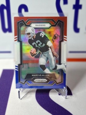 Nfl Panini Trading Card Marcus Allen 2023 RED WHITE&BLUE Prizm #179, Raiders