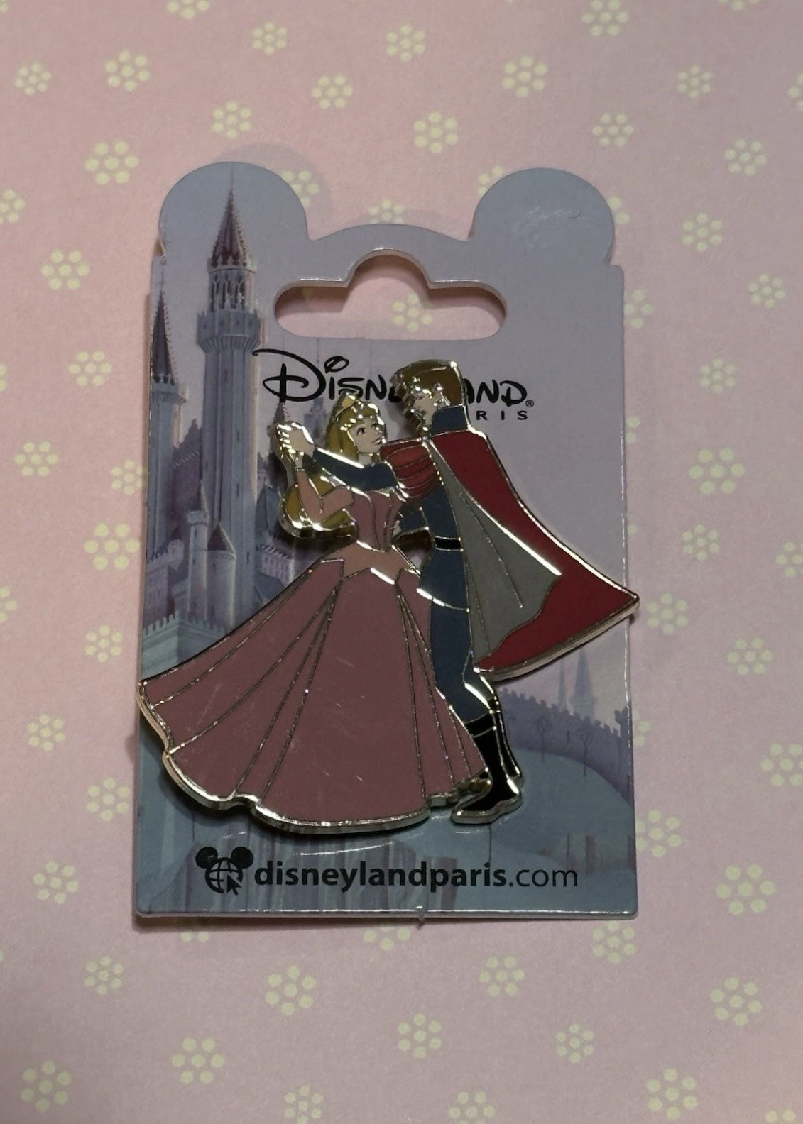 DLP Sleeping Beauty Aurora Prince Phillip Dancing Disney Paris Pin 2024 rare