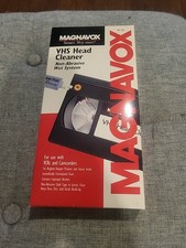 Magnavox Non-Abrasive Wet System VHS Head Cleaner M61102 VCR  Camcorder SEALED