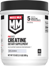 Muscle Milk Pro Series Creatine Powder Supplement, Unflavored, 1.1 Pound, 100 Se