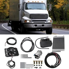 12V Universal Electric Underdash Air Conditioner Cool & Heat DC Auto Car A/C Kit