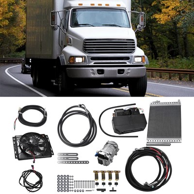 12V Universal Electric Underdash Air Conditioner Cool & Heat DC Auto Car A/C Kit