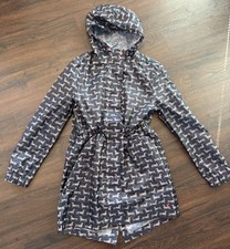 Joules Right As Rain Sausagedog Hooded Waterproof Raincoat Jacket Women's US 6