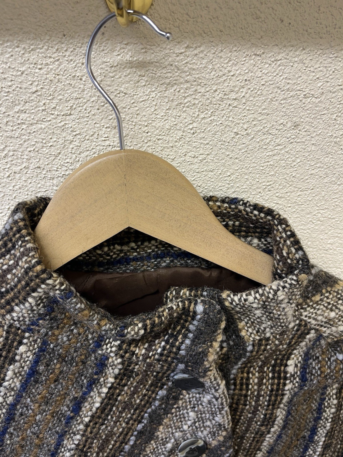Jimmy Hourihan Vintage Cape. Irish Wool Cape. Tweed Jimmy Hourihan Wool Cape. image 3