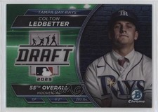 2023 Bowman Draft Night Green Refractor 94/99 Colton Ledbetter #BDN-6 06l3