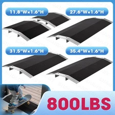 VNN Black Aluminum ramp Ramps Transition Threshold ramp with Supporting Frame