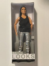 Barbie Looks #9 Ken Doll HCB79 Long Brunette Made to Move New NRFB