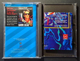 SEGA CD The Terminator Video Game, All Original, Liner Notes & Poster, CLEAN