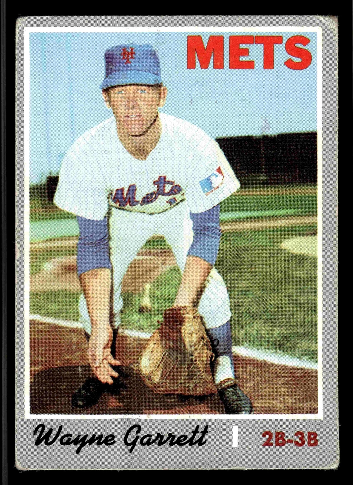 1970 Topps #628 Wayne Garrett - New York Mets (Semi-High Number / Low Grade)