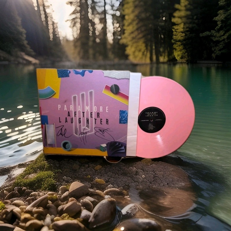 Paramore Signed After Laughter Vinyl Record By 3 Hayley Williams