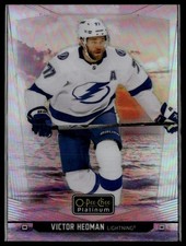 2024-25 O-Pee-Chee Platinum #29 Victor Hedman Neon Yellow Surge 1A6