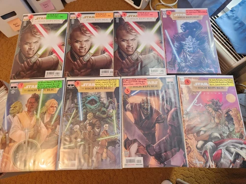 Star Wars High Republic 1,2,7 & High Republic Adventures 1 & 6.