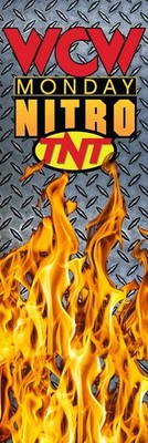 WWE GIANT 2 X6  VINYL BANNER - WCW MONDAY NITRO  STAGE BANNER