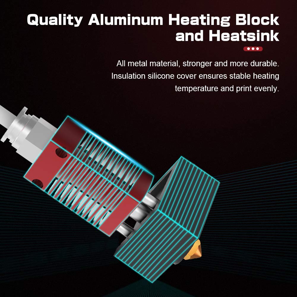 Ender 3 Hotend, Authentic Creality Assembled Hotend Kit 3D Printer Parts with...