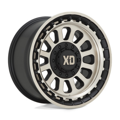 17x9 XD XD856 OMEGA Satin Black W/ Bronze Tint Wheel 5x5/5x5.5 (0mm)