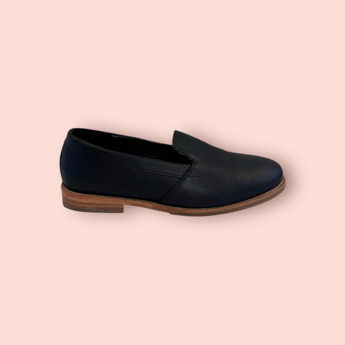 Portland Leather Black Slip-On Patina Mules Portland Leather Goods Women main image 3