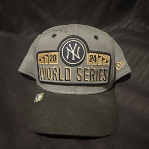 New York Yankees Signed 2024 World Series Hat Autograph Baseball