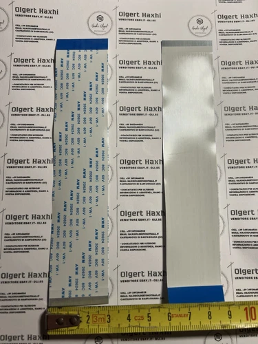 flat cable, cavo piatto, passo 0,5mm 60 Pin AWM 20624 80C 60V VW-1, lungh 15 cm