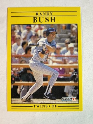 1991 Fleer #605 Randy Bush