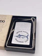 1981 World Fishing Zippo Collectible New Unused