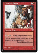 Dwarven Miner U MTG The List Reprints NM